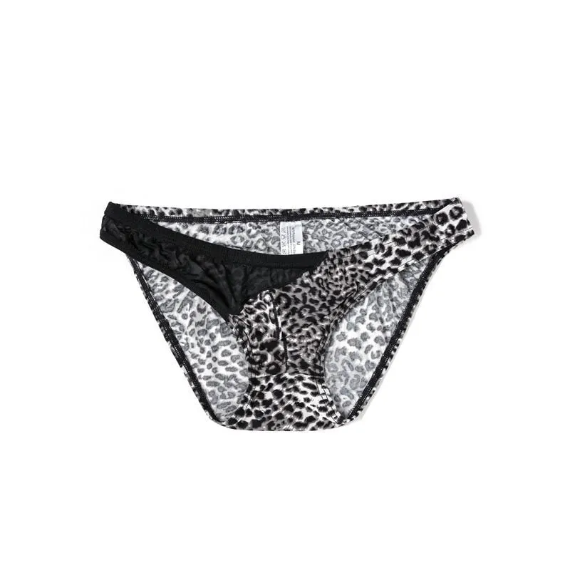 U Convex Half Leopard Pattern Briefs