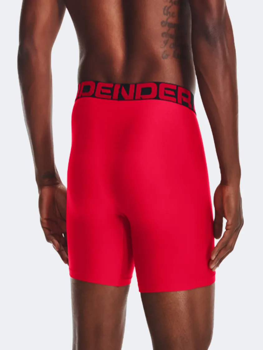 Under Armour Tech 6 Inch  Men Training Underwear Red/Black