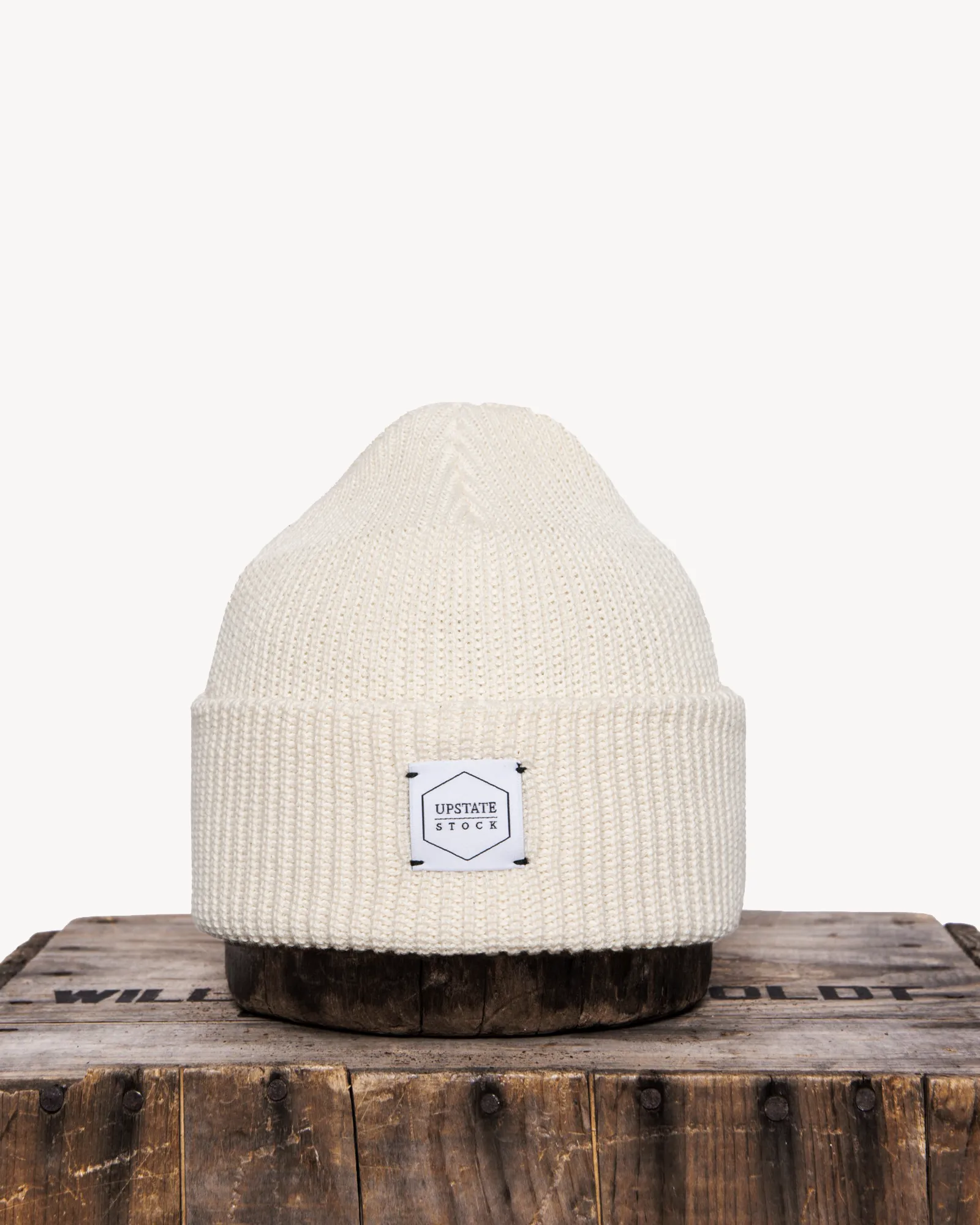 Upstate Stock Eco-Cotton Watchcap - Ecru