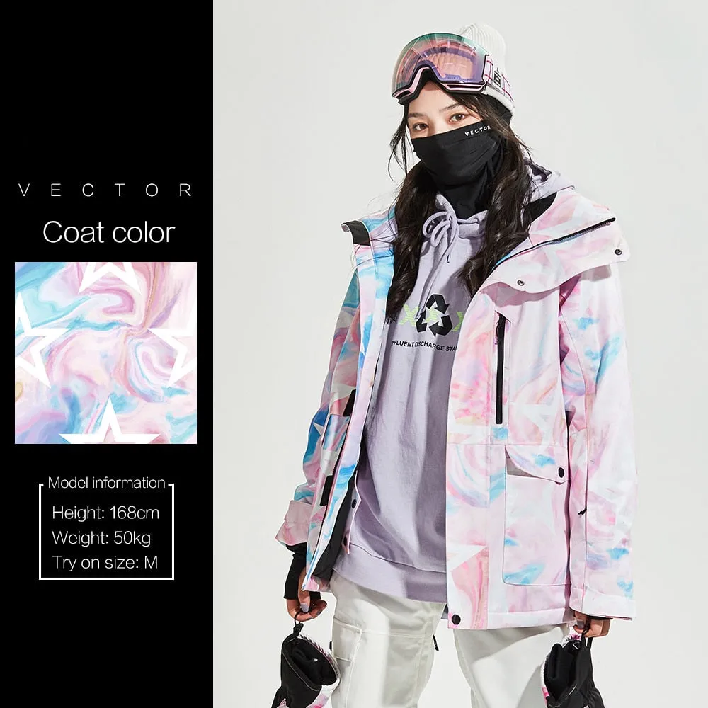 VECTOR  Ski Jacket or Pants set Warm Windproof Waterproof  Snowboard Ski Coat Trousers