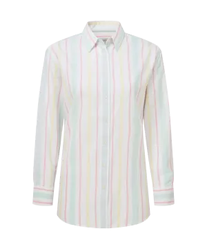 Walberswick Cotton Shirt - Multi Stripe