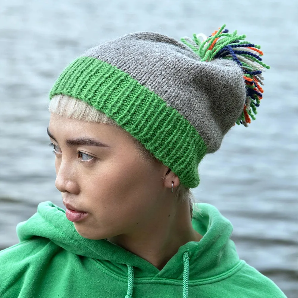 Warm and Easy Hat Kit (&Make Aran) - Colorblock