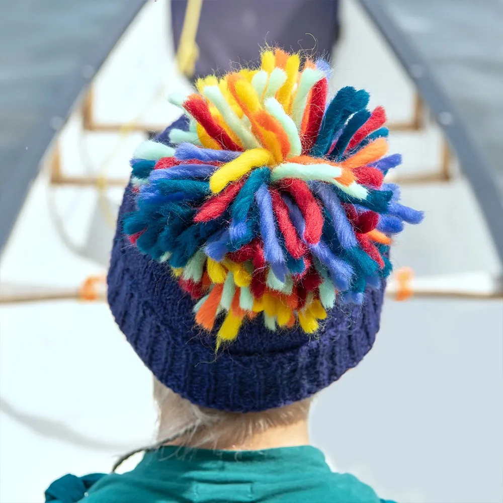 Warm and Easy Hat Kit (&Make Aran) - Colorblock