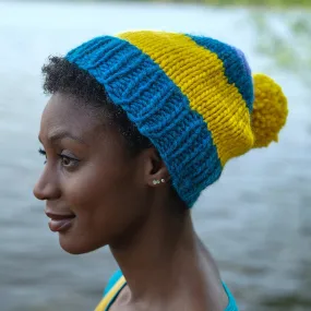 Warm and Easy Hat Kit (&Make Super Bulky) - Colorblock