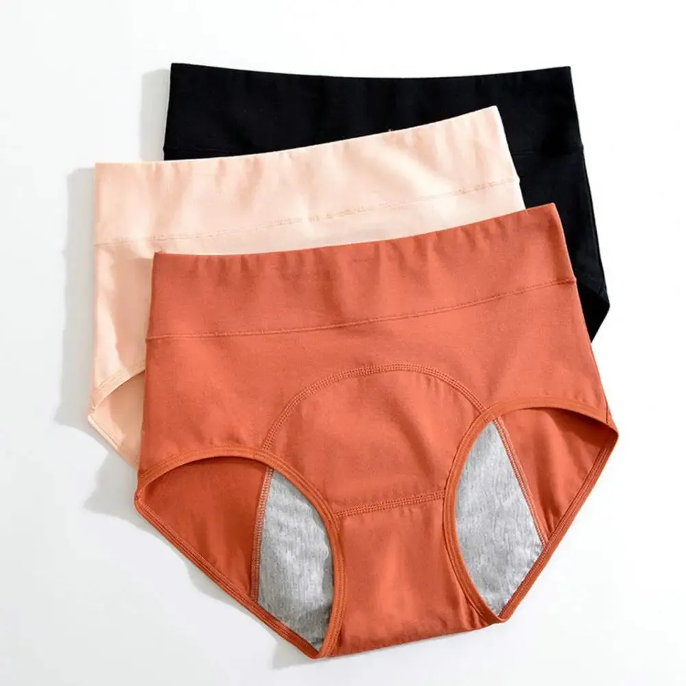 Washable Incontinence Underwear High Waist Period Underwear Menstruation Underpants Postpartum Women