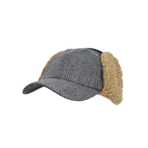 Winter Tweed Baseball Cap Earflap Visor Knit Hunting Hat CTT1490