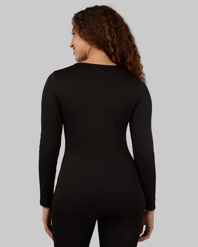 WOMEN'S MIDWEIGHT BRUSHED BASELAYER SCOOP TOP