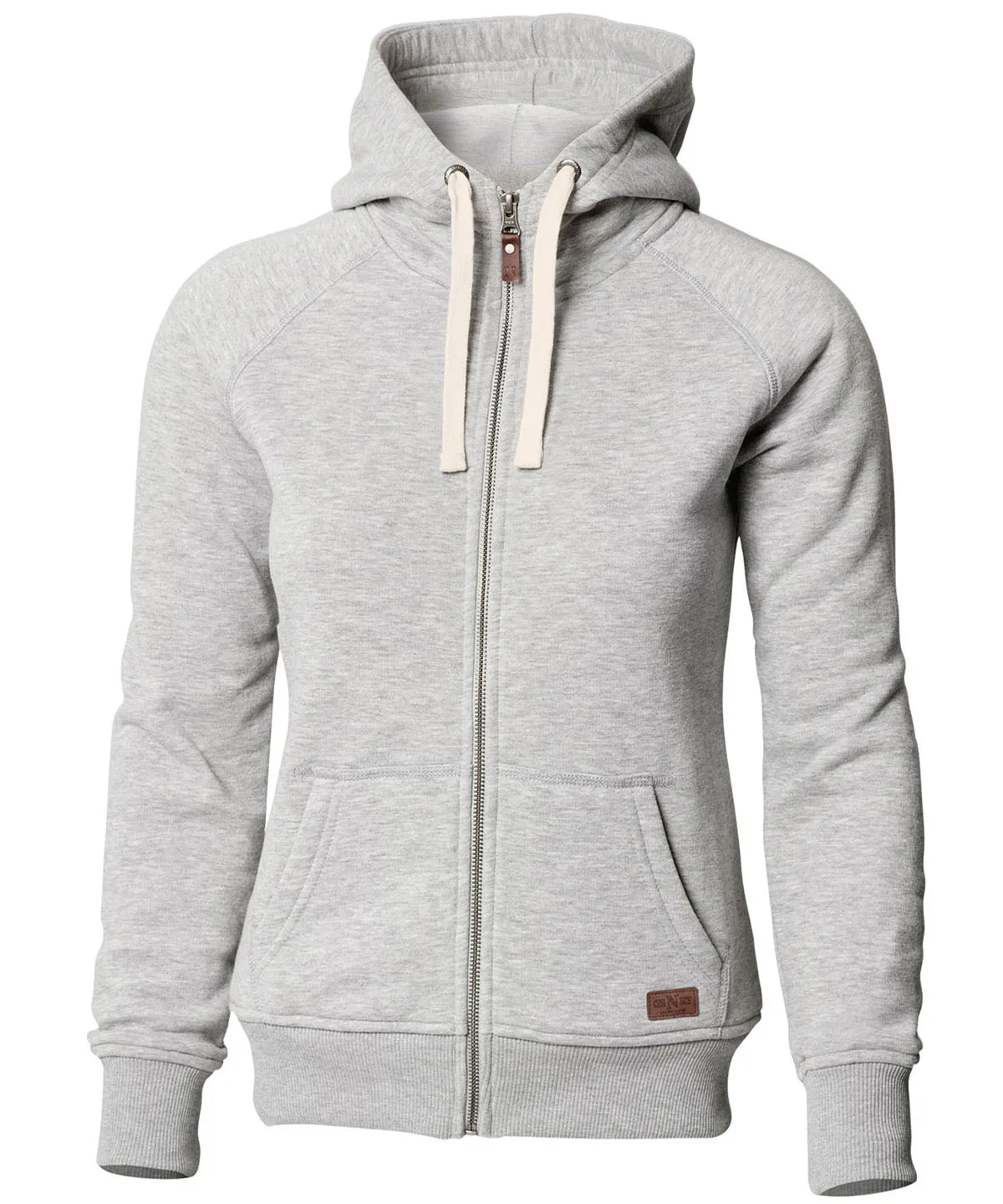 Women's Nimbus Williamsburg Heavyweight 310gsm Full Zip Organic Cotton Hoody {NB55F}