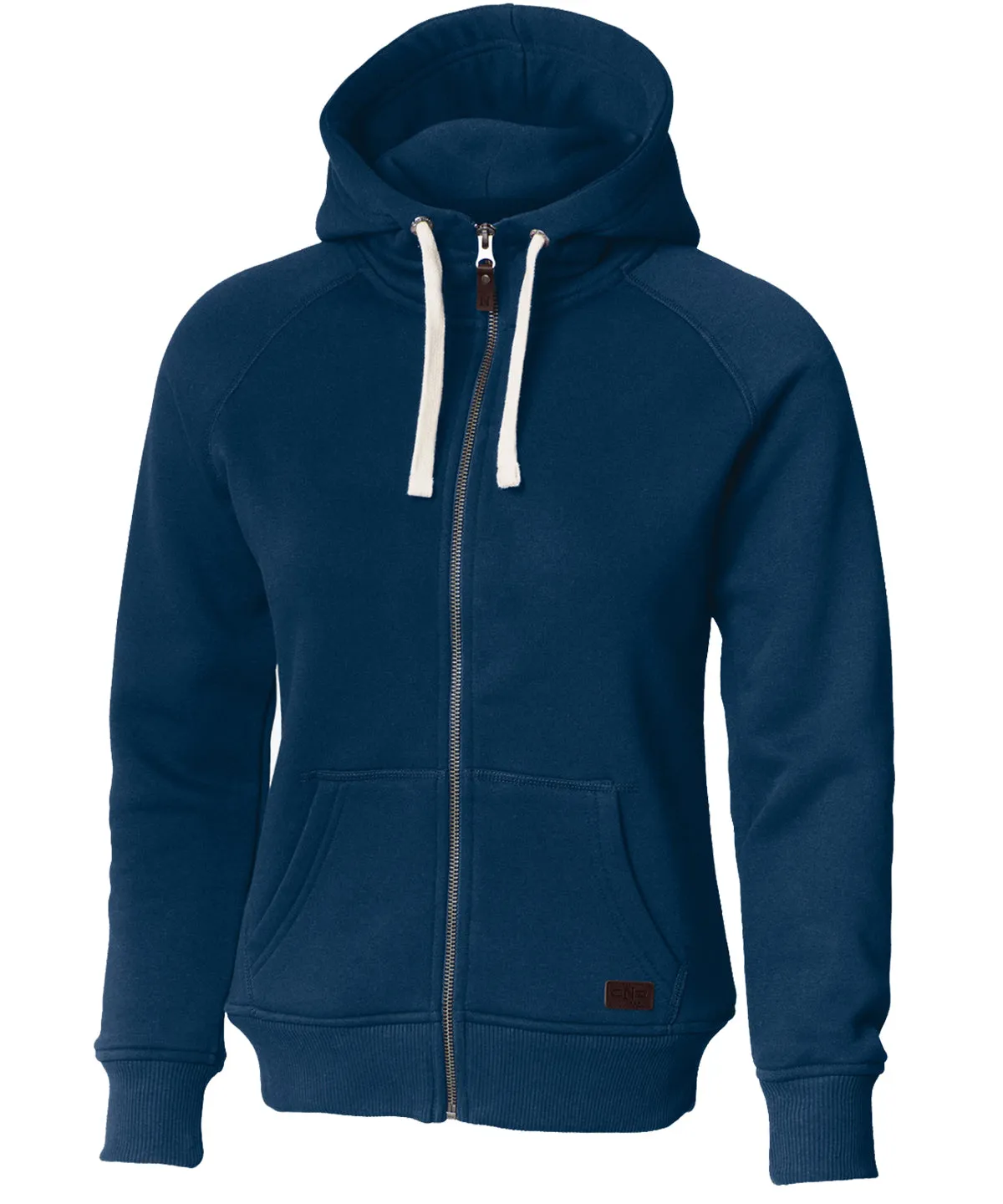 Women's Nimbus Williamsburg Heavyweight 310gsm Full Zip Organic Cotton Hoody {NB55F}